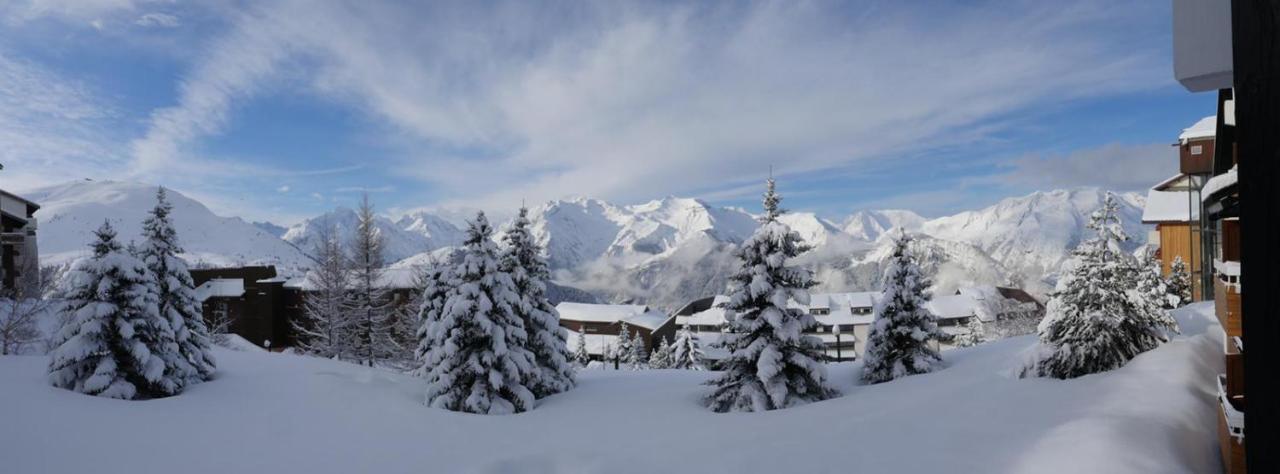 Appartement Dans Residence Du Roche Mantel -Alpes Huez Face A L'Alpexpress Экстерьер фото